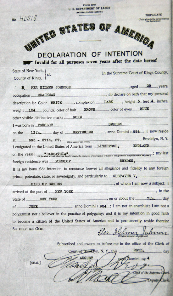 Emigration from Sweden to USA (UTF-8)