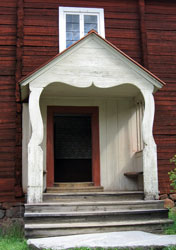 The entrence of the Delsbo farmstead, Hälsningland (X)