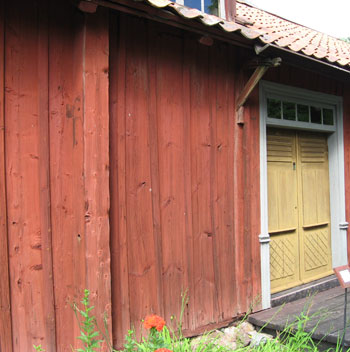 Knuttimmerhus med panel