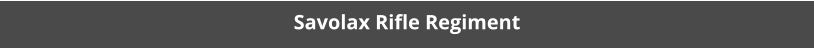 Savolax Rifle Regiment