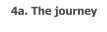 4a. The journey
