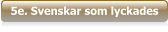 5e. Svenskar som lyckades