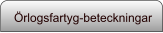 Örlogsfartyg-beteckningar