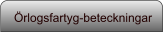 Örlogsfartyg-beteckningar