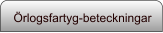 Örlogsfartyg-beteckningar