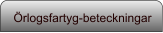 Örlogsfartyg-beteckningar