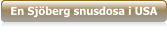 En Sjöberg snusdosa i USA